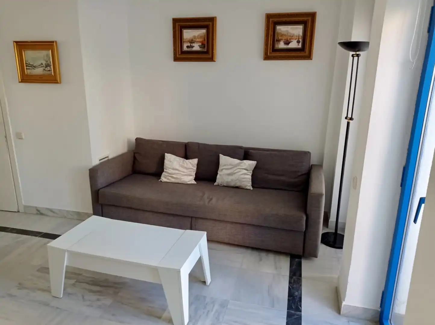 Wohnzimmer von Maisonette zur Miete in Marbella mit Klimaanlage, Heizung und Terrasse