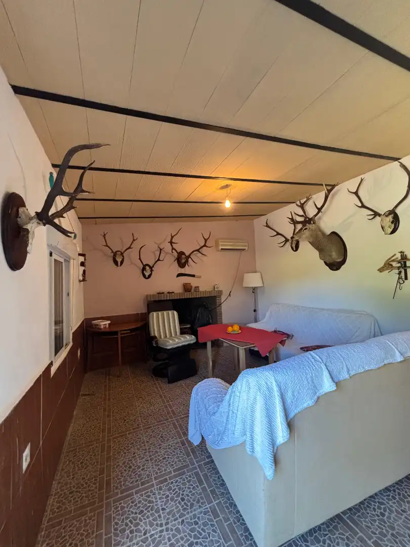 Sala de estar de Finca rústica en venta en Almensilla con Aire acondicionado, Jardín privado y Terraza
