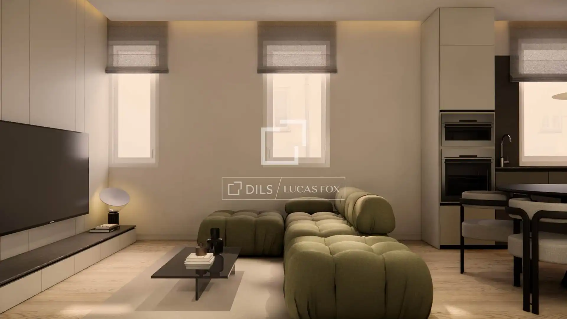 Sala de estar de Piso en venta en  Madrid Capital