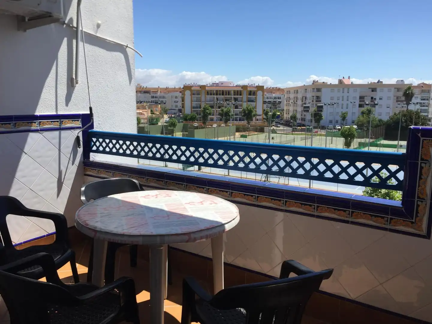 Terraza de Piso de alquiler en El Portil con Jardín privado, Terraza y Piscina