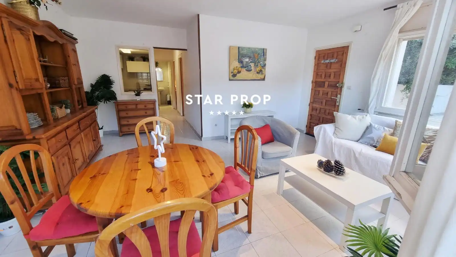 Living room of Flat for sale in Colera  with Terrace, Furnished and Oven