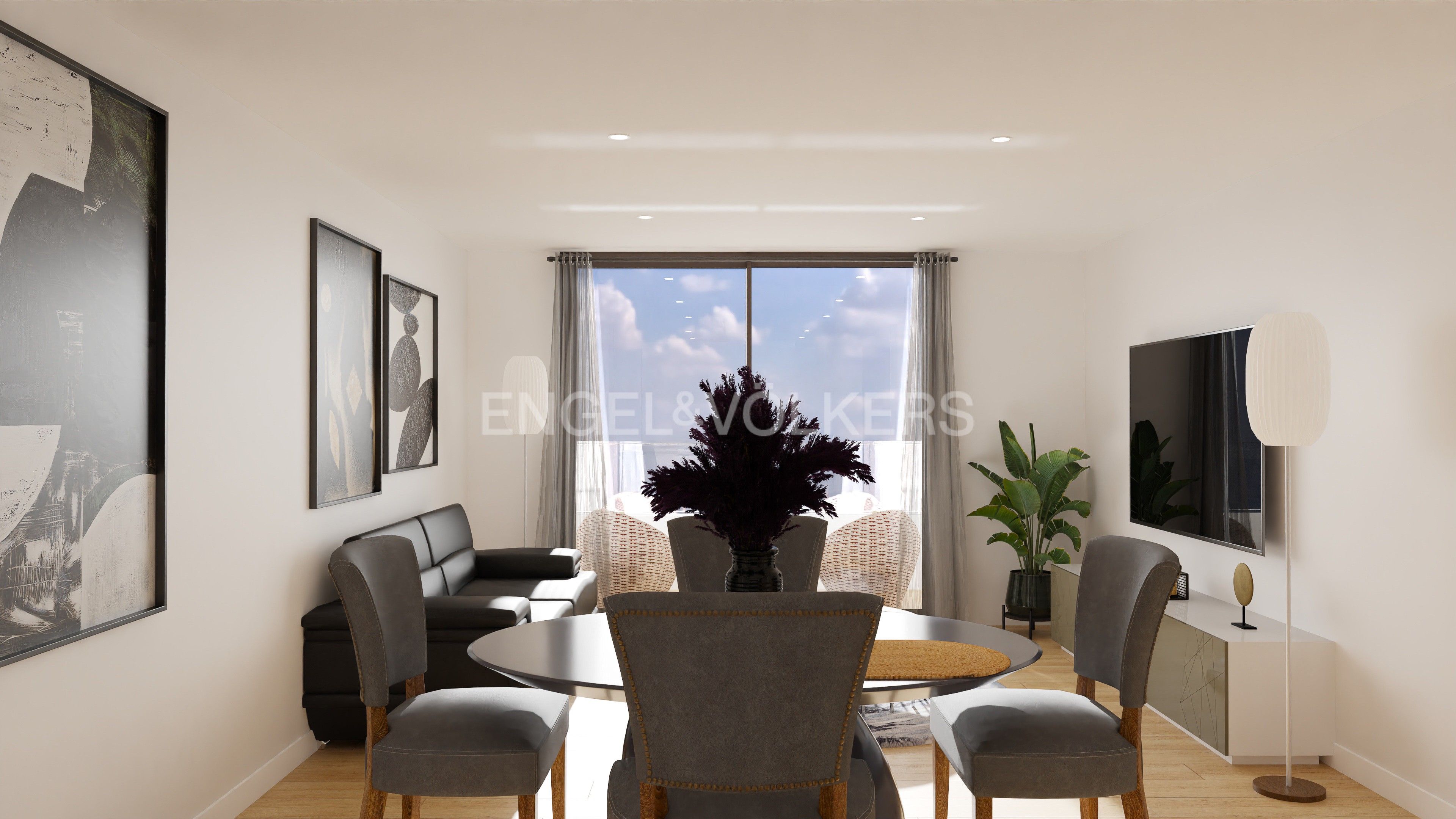 Sala d'estar de Apartament en venda en Pineda de Mar amb Aire condicionat, Calefacció i Terrassa