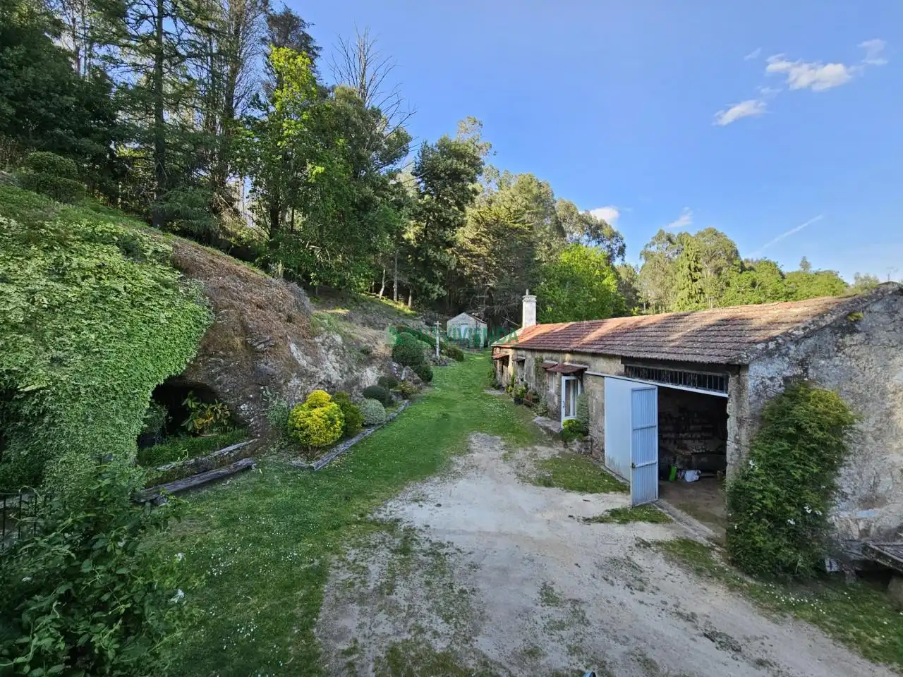 Jardín de Finca rústica en venta en A Cañiza   con Calefacción, Jardín privado y Terraza