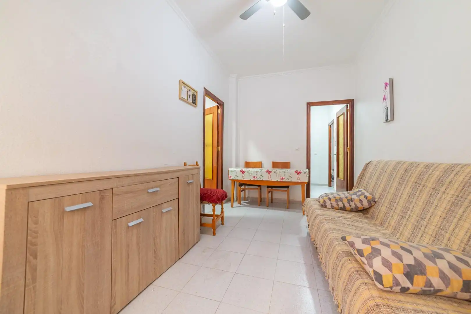 Sala d'estar de Planta baixa en venda en San Javier amb Aire condicionat i Moblat