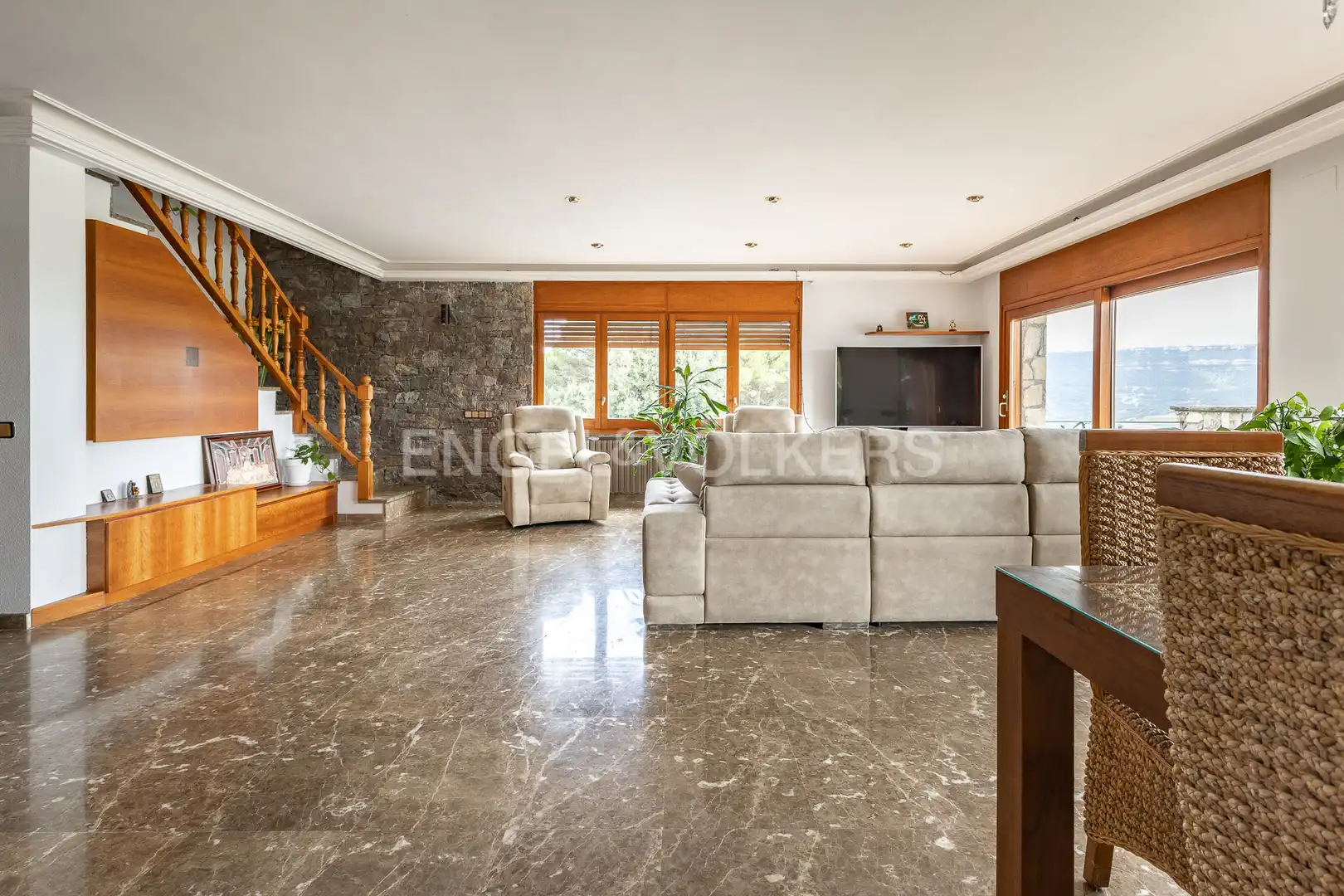 Sala d'estar de Casa o xalet en venda en Seva amb Aire condicionat, Calefacció i Jardí privat
