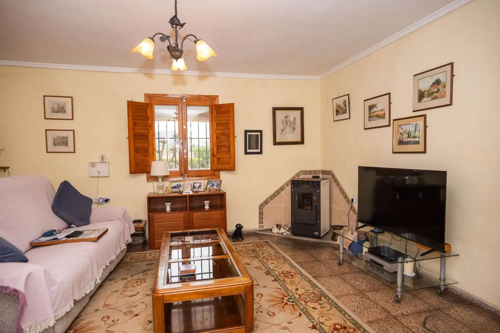 Sala de estar de Casa o chalet en venta en Orihuela con Jardín privado, Terraza y Trastero