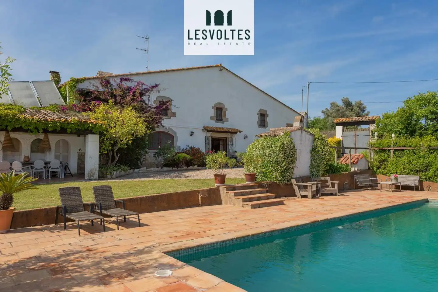 Vista exterior de Casa o chalet en venta en Vall-llobrega con Calefacción, Jardín privado y Terraza