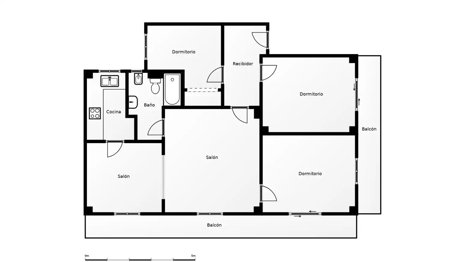 Piso en venta en Valencia con Balcón