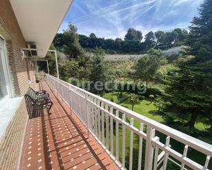 Exterior view of Flat to rent in  Madrid Capital  with Air Conditioner and Terrace