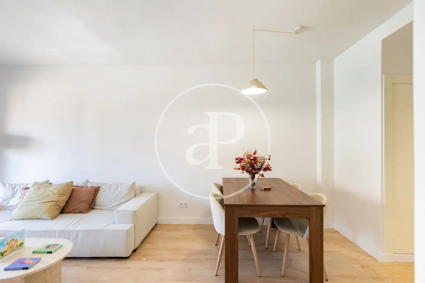 Sala d'estar de Pis en venda en Barcelona amb Aire condicionat i Terrassa