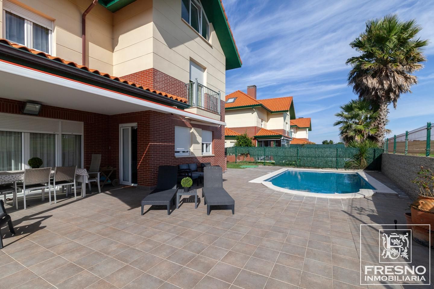 Swimming pool of House or chalet for sale in Piélagos  with Heating, Private garden and Parquet flooring