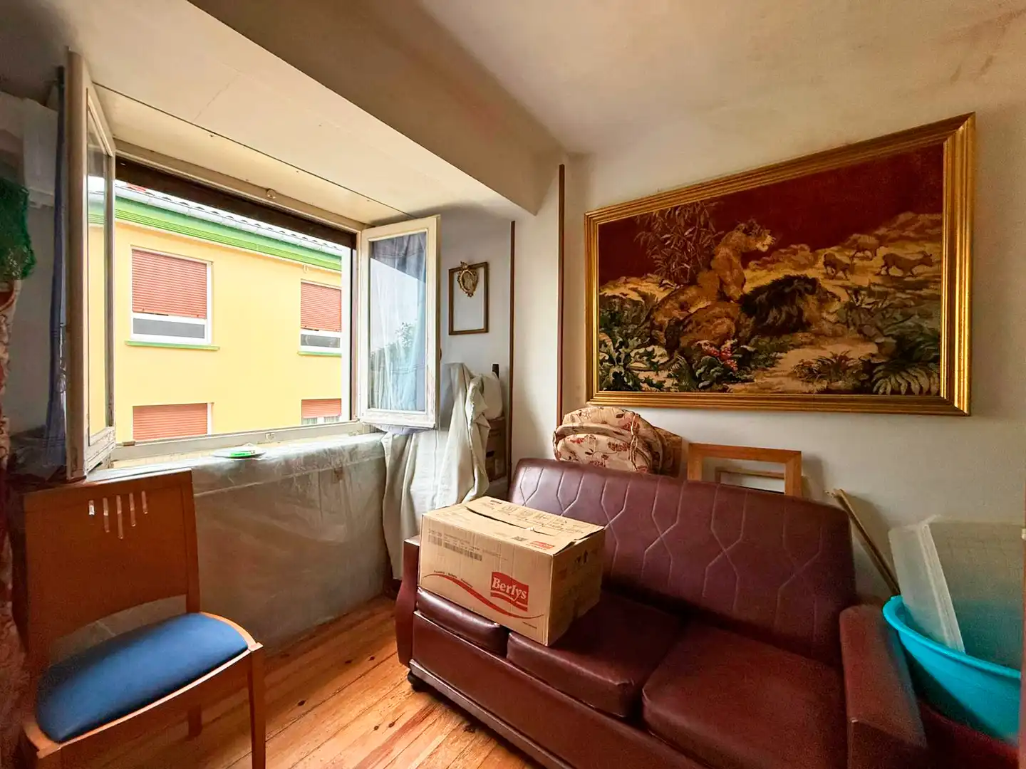 Sala de estar de Piso en venta en Andoain con Trastero, Amueblado y Balcón