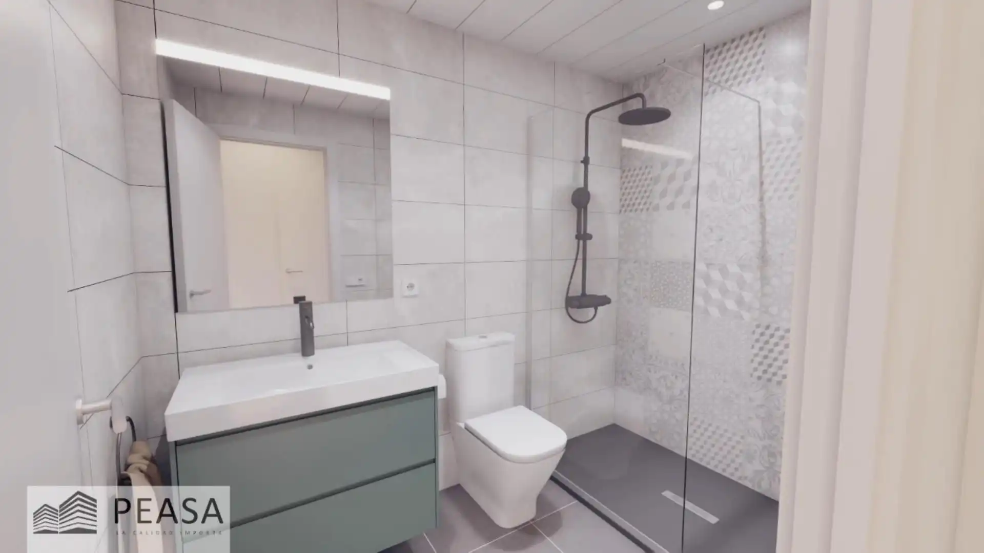 Badezimmer von Wohnung zum Verkauf in Monzón mit Abstellraum