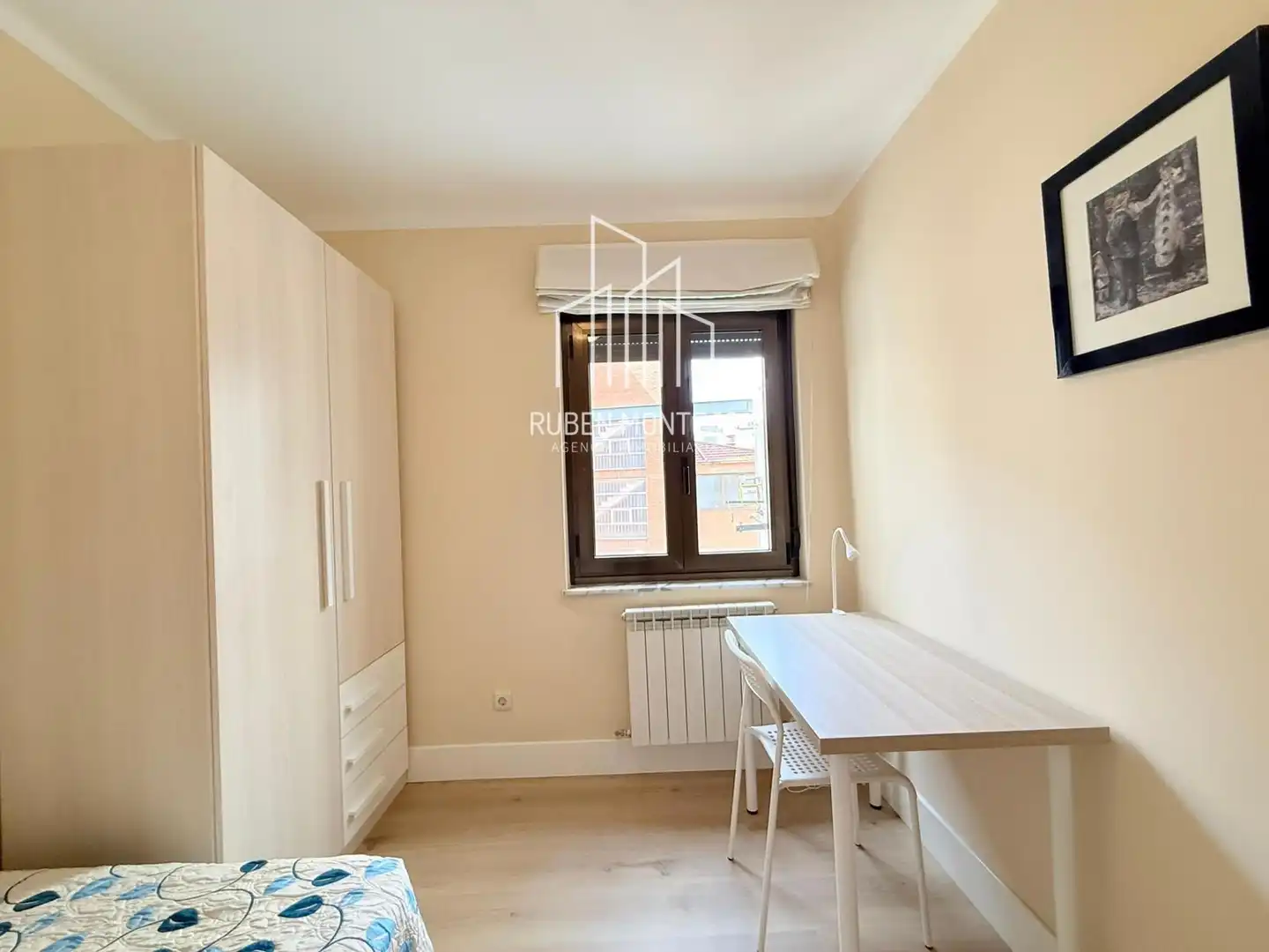 Schlafzimmer von Wohnung zur Miete in Salamanca mit Heizung, Parkett und Terrasse