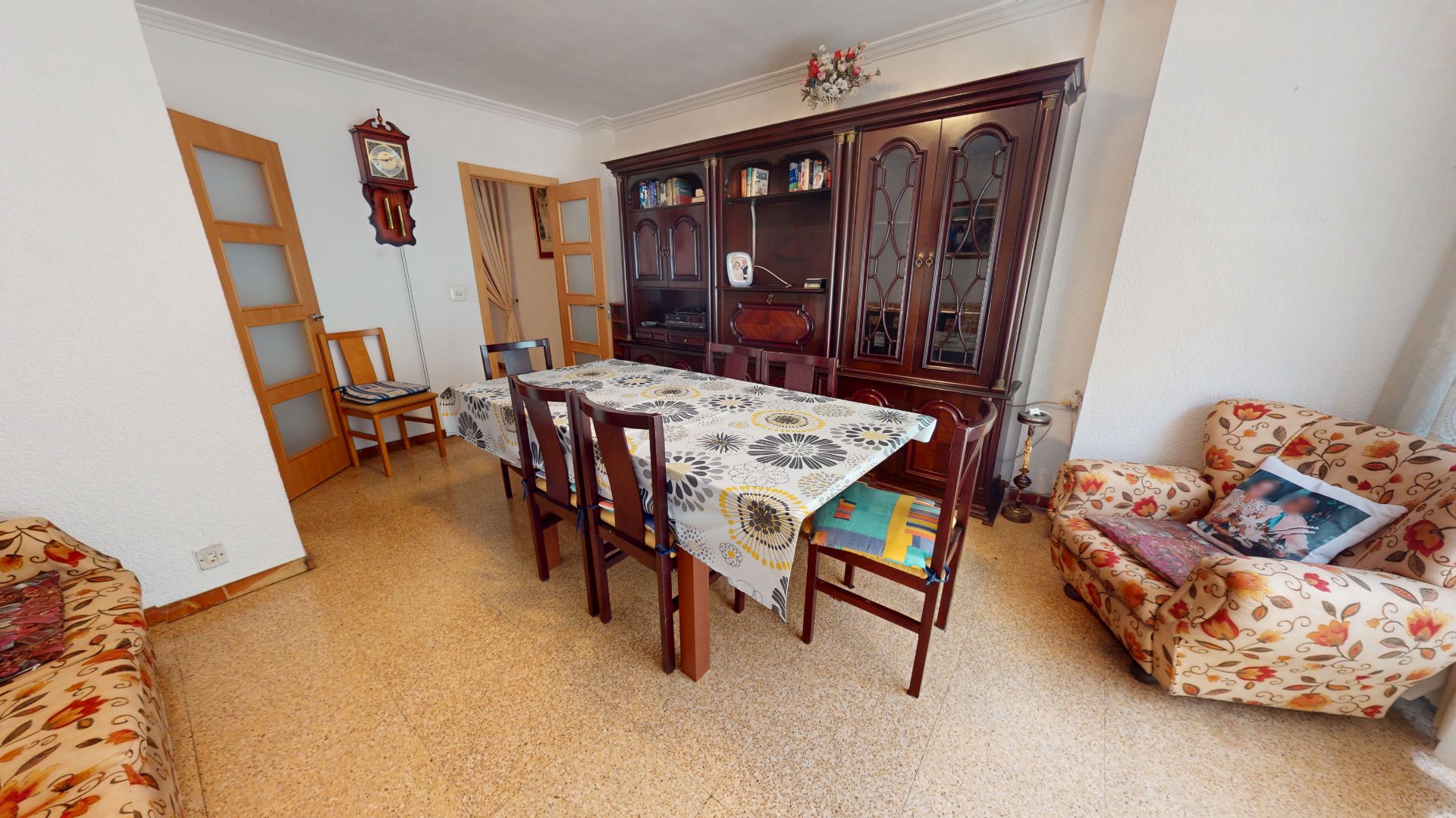 Dining room of Flat for sale in Alcoy / Alcoi  with Heating, Furnished and Oven