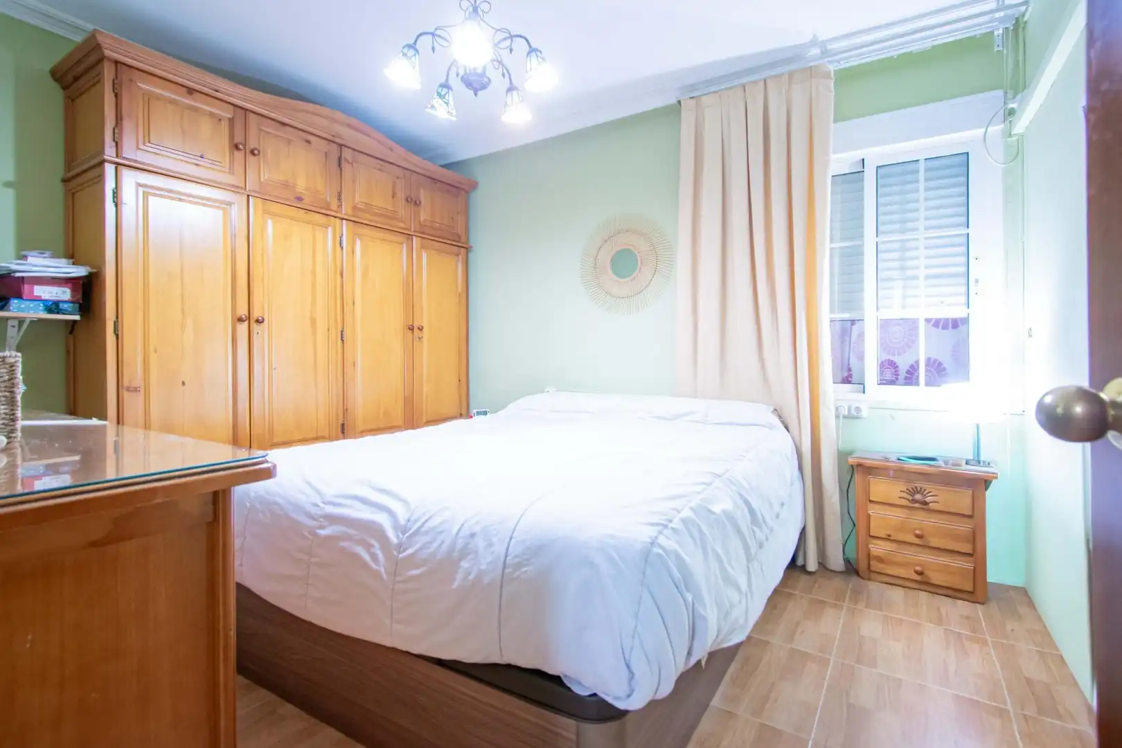 Bedroom of Flat for sale in Sevilla  with Air Conditioner and Terrace