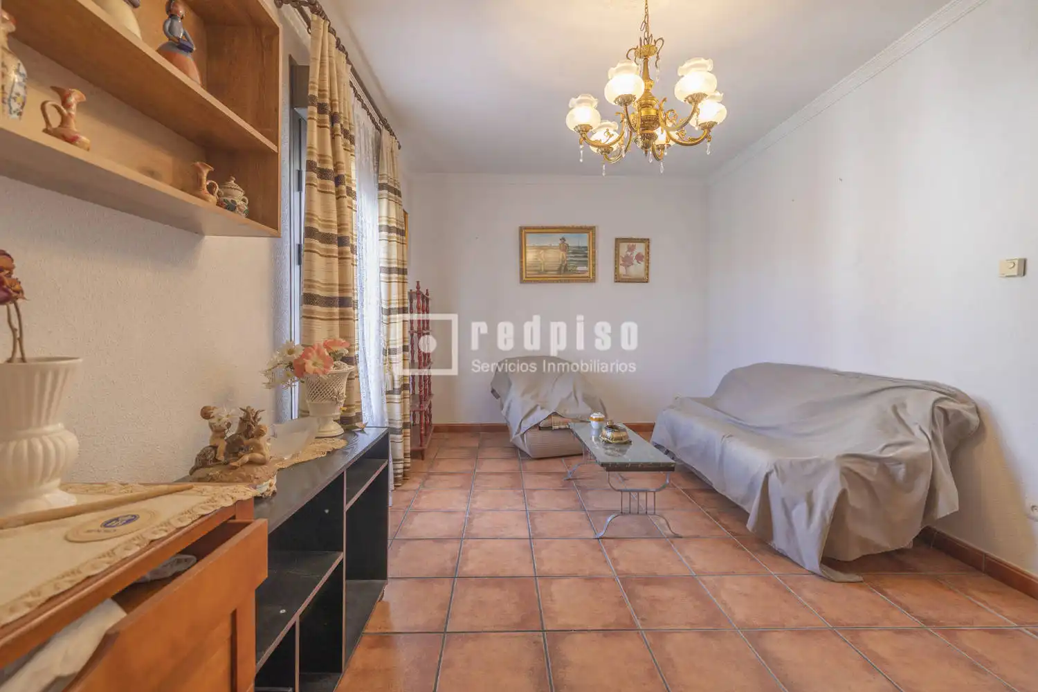 Sala de estar de Casa o chalet en venta en Noblejas con Calefacción, Jardín privado y Trastero