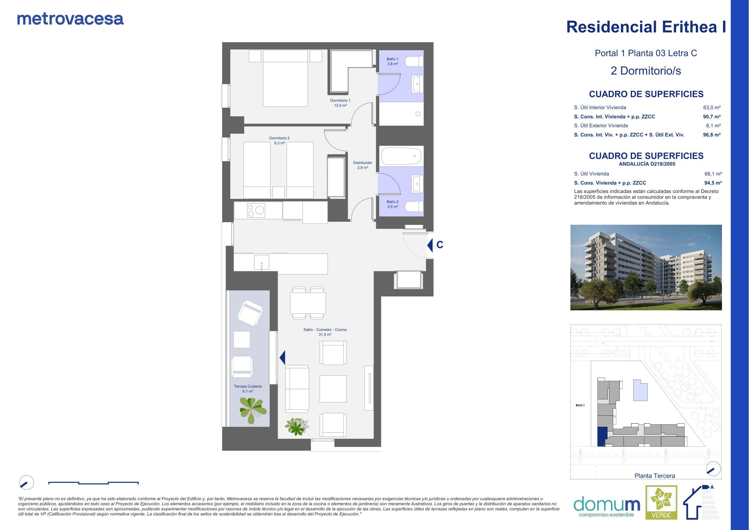 Pis en venda a José Rodríguez de la Borbolla, s/n, Entrenúcleos