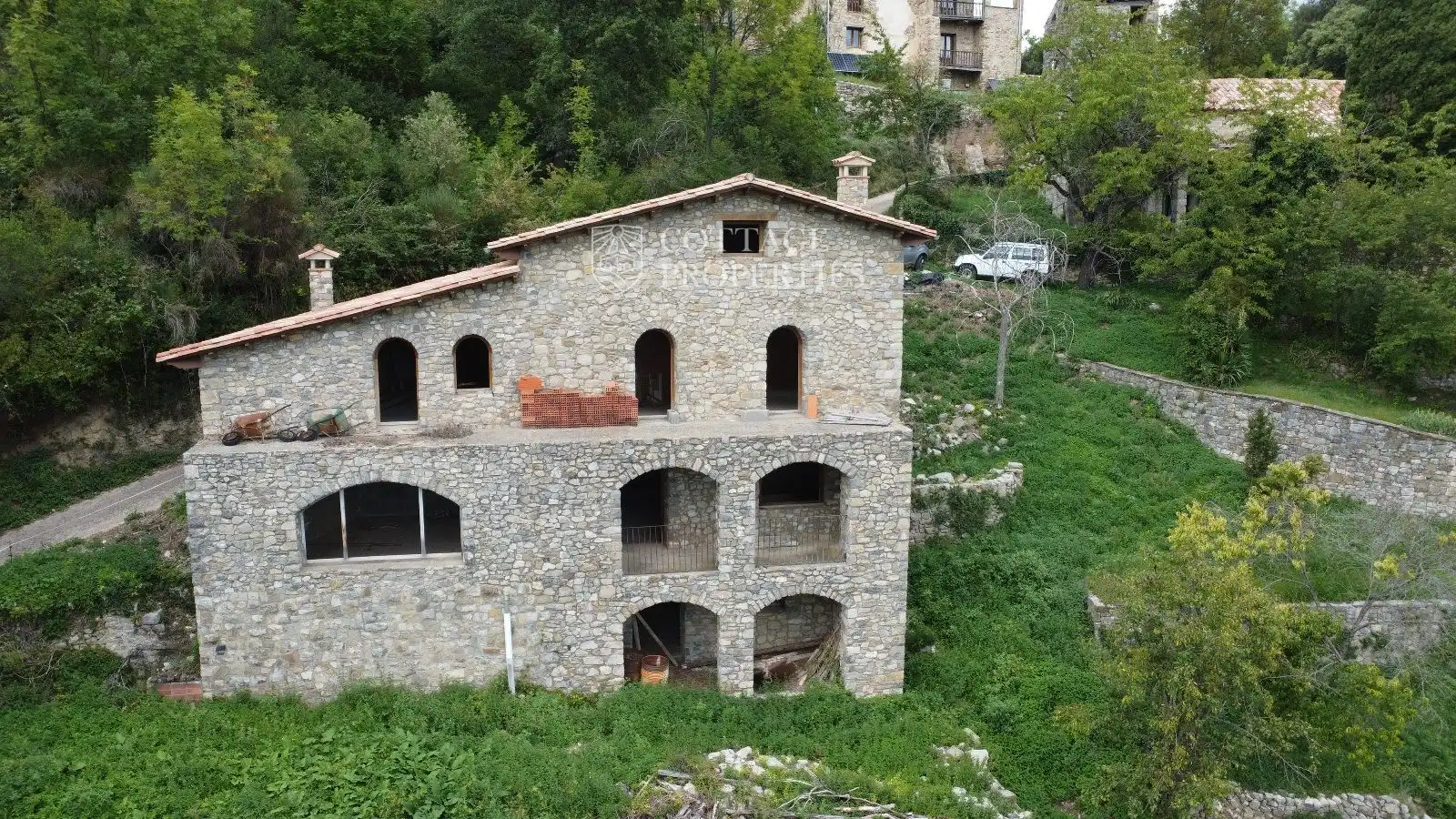 Vista exterior de Finca rústica en venda en Montagut i Oix