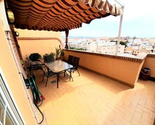 Terrace of Flat to rent in  Almería Capital  with Air Conditioner and Terrace