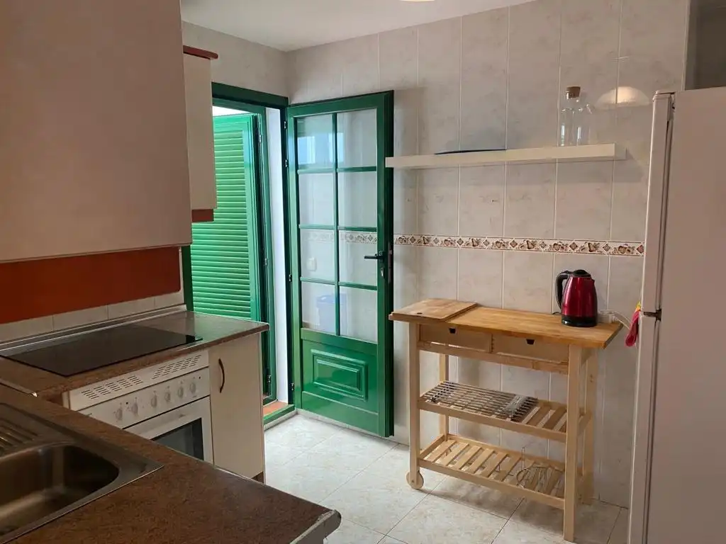 Cocina de Apartamento en venta en Teguise con Terraza, Amueblado y Piscina comunitaria