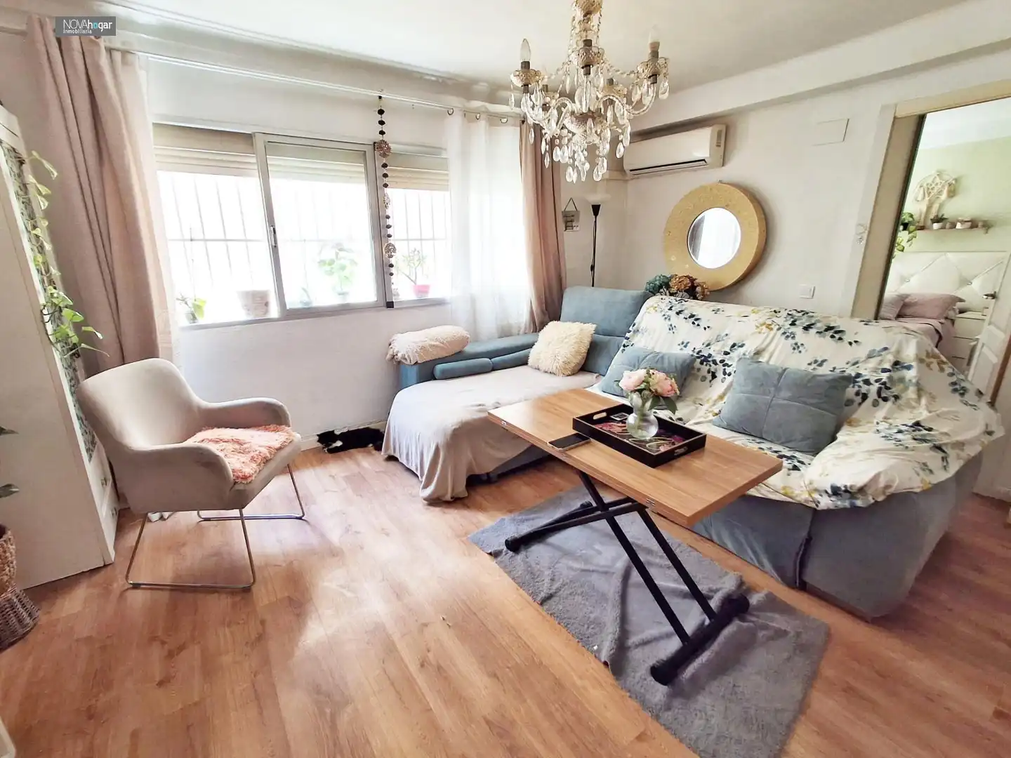 Living room of Flat for sale in Málaga  with Air Conditioner and Heating