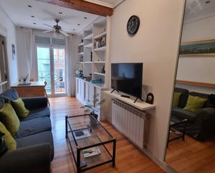 Living room of Flat to rent in Santander  with Heating, Parquet flooring and Terrace