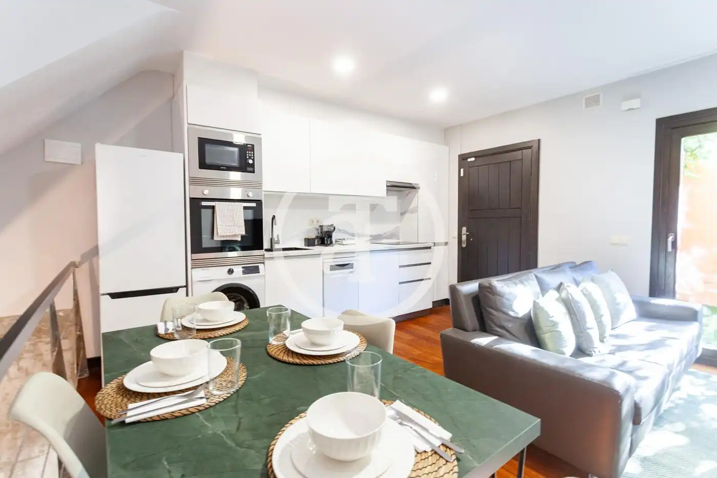 Kitchen of Duplexes for rent in Madrid  with Air Conditioner, Heating and Furnished