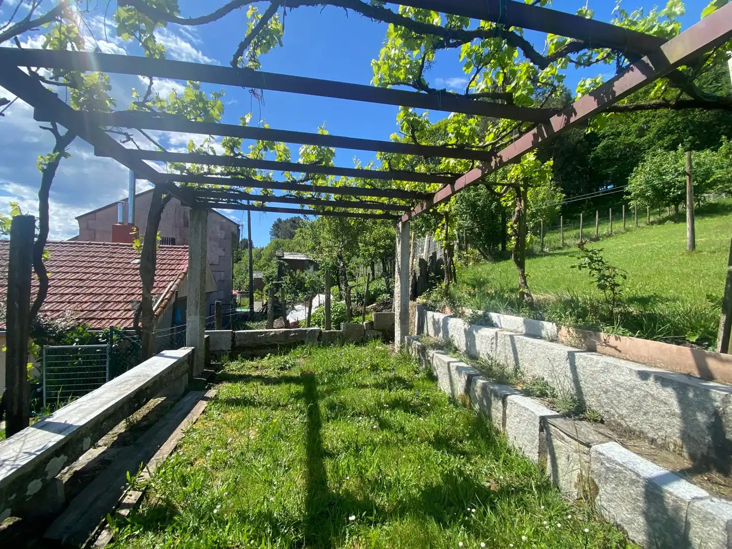 Terraza de Casa o chalet en venta en O Irixo con Calefacción, Jardín privado y Parquet