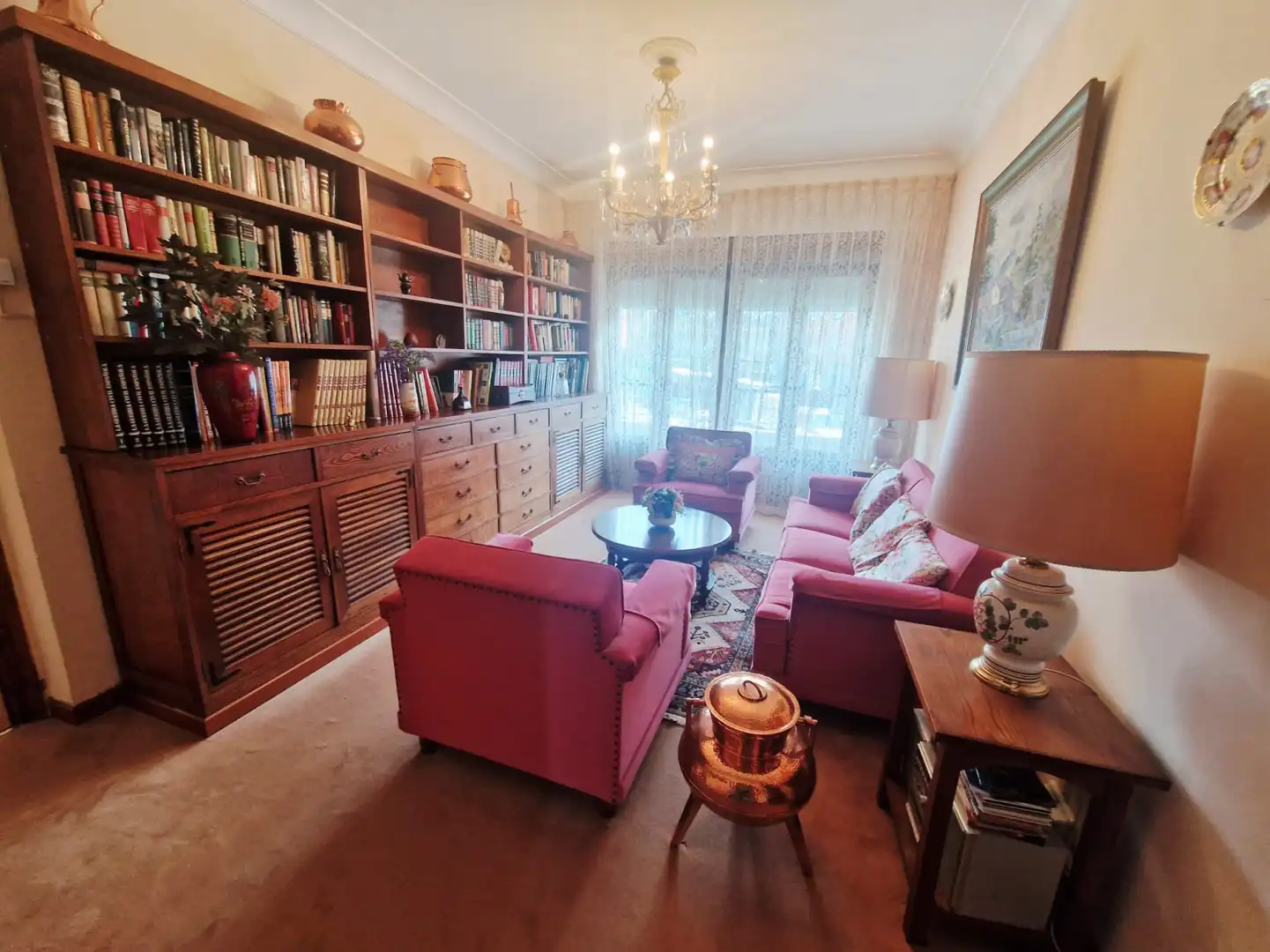 Sala de estar de Piso en venta en Avilés con Calefacción, Parquet y Trastero