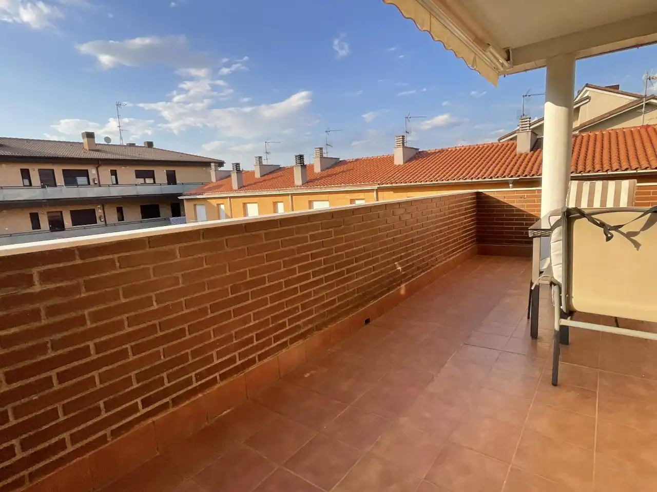 Balcony of Flat for sale in Alesanco  with Heating, Terrace and Furnished