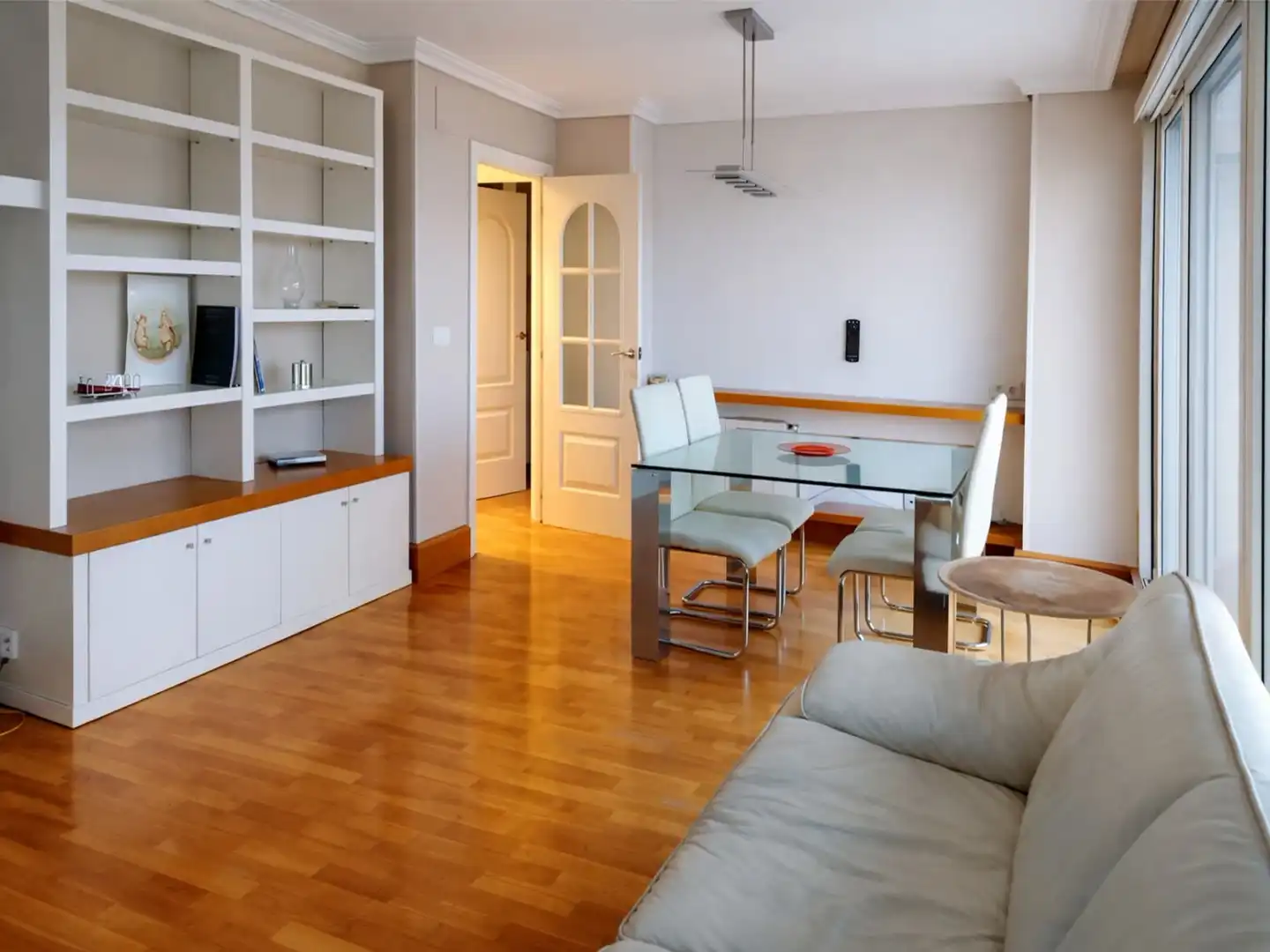 Sala de estar de Ático de alquiler en Alicante / Alacant con Aire acondicionado, Terraza y Amueblado