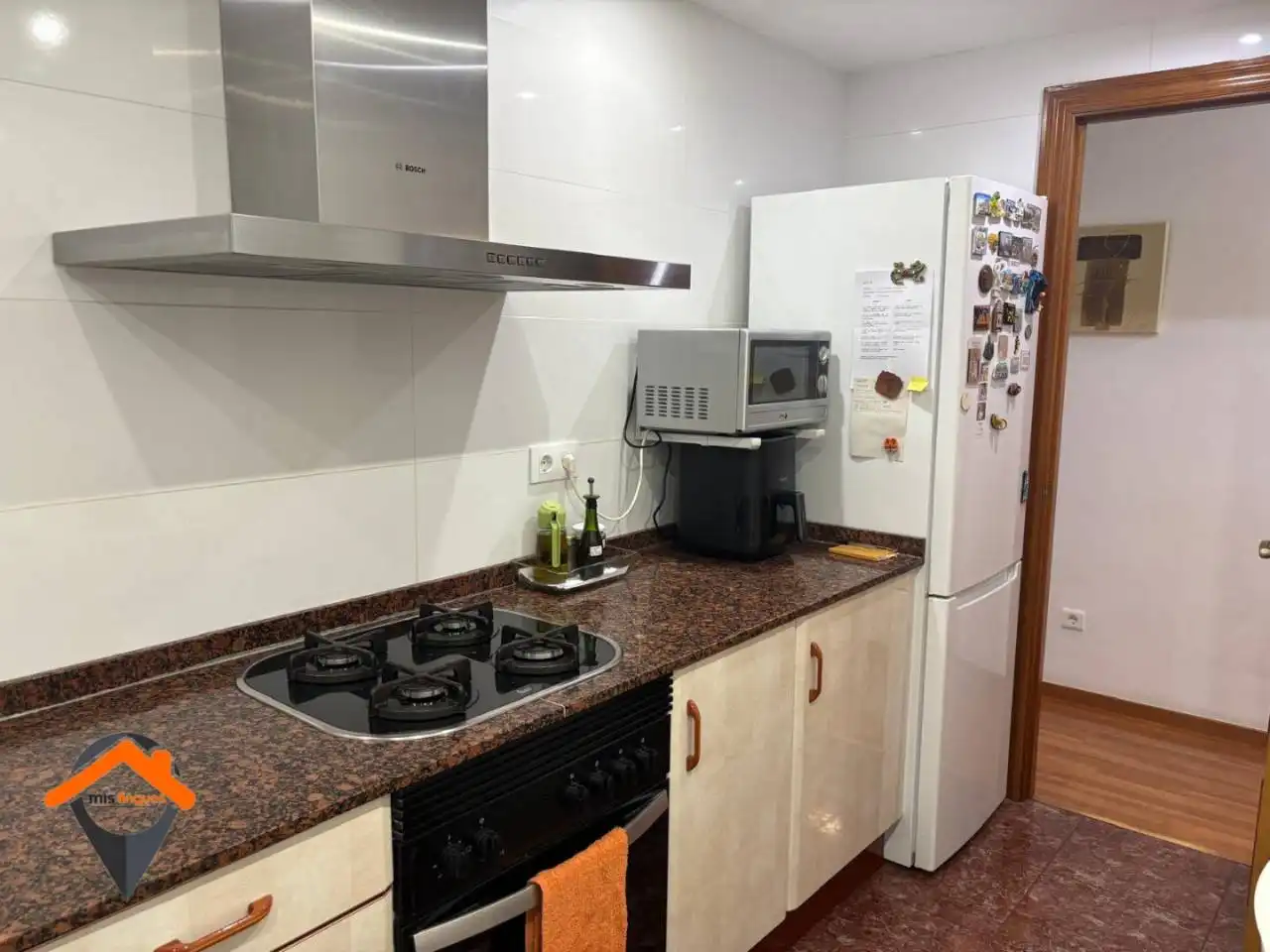 Kitchen of Flat for sale in Polinyà  with Air Conditioner, Heating and Parquet flooring
