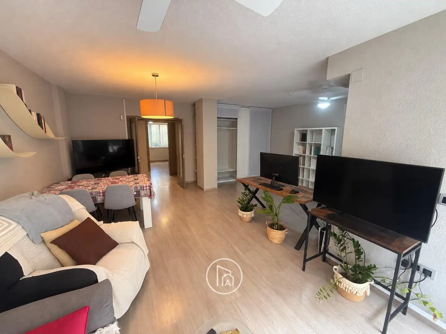 Wohnzimmer von Wohnung zum Verkauf in Valencia mit Klimaanlage, Terrasse und Balkon