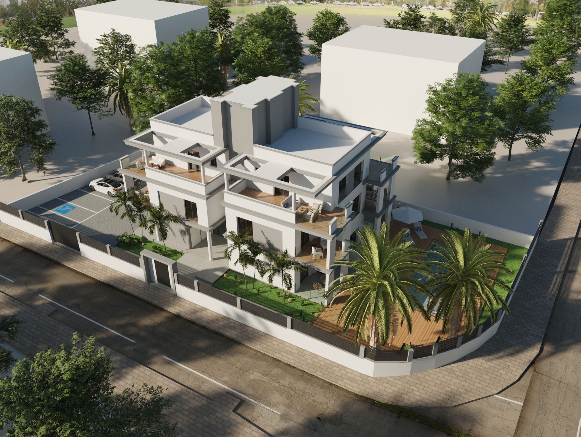 Exterior view of Building for sale in Alicante / Alacant  with Community pool