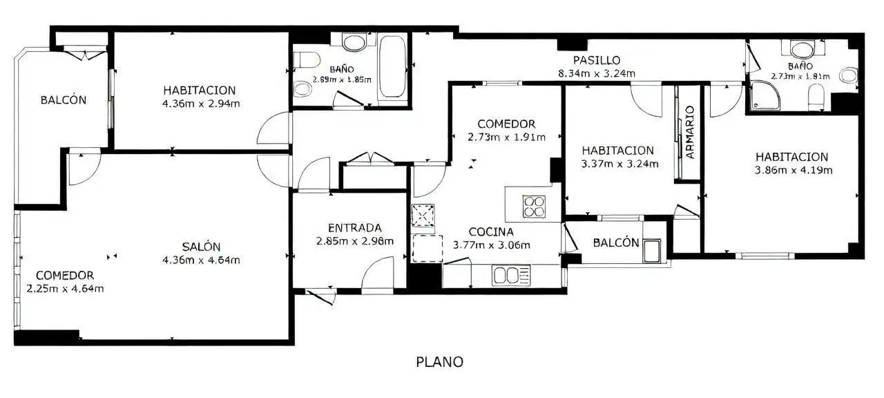 Flat with terrace for sale in Carrer del Cid 11, imagen 35