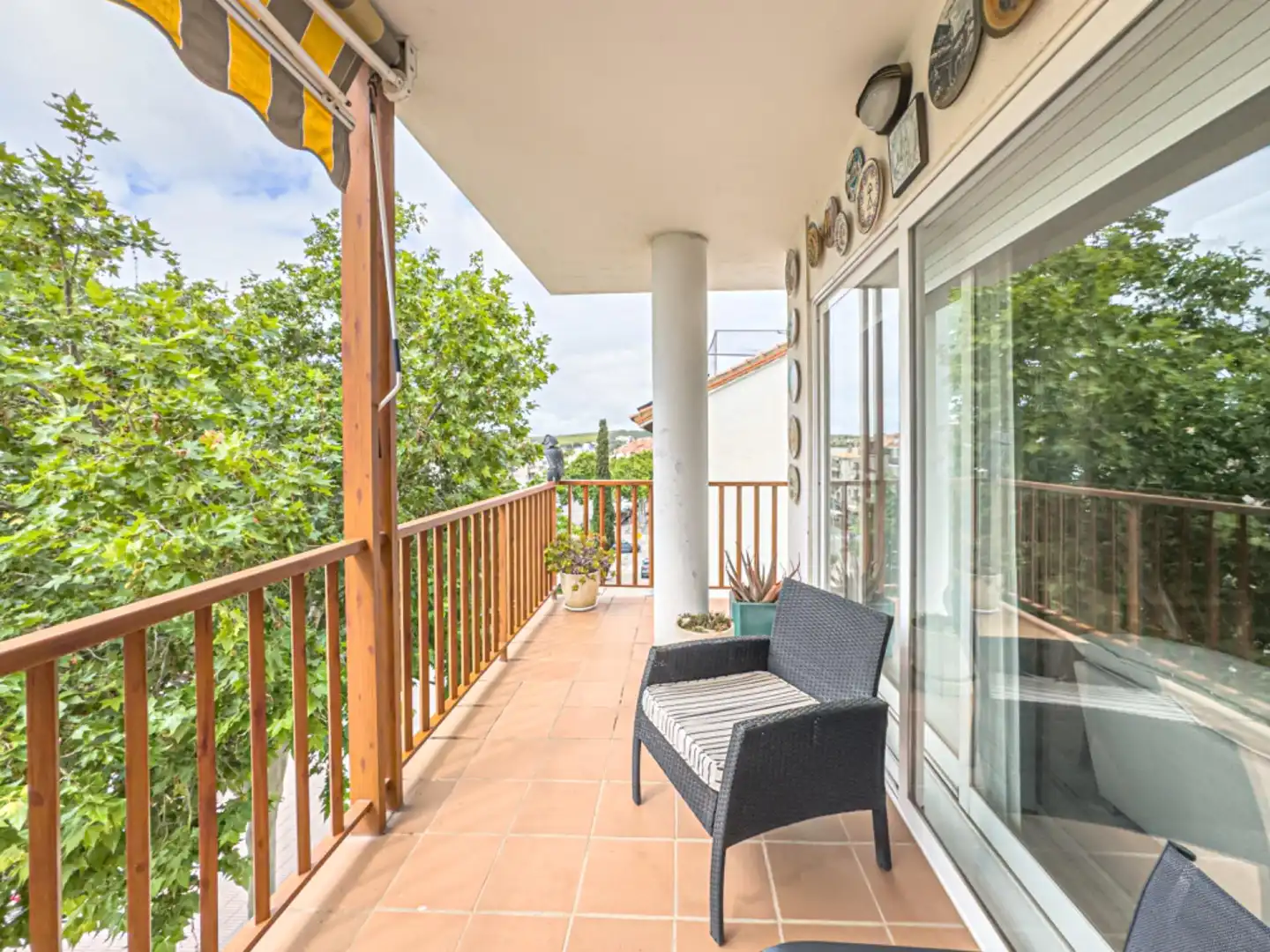 Balcony of Attic for sale in Sant Pere de Ribes  with Heating, Private garden and Parquet flooring