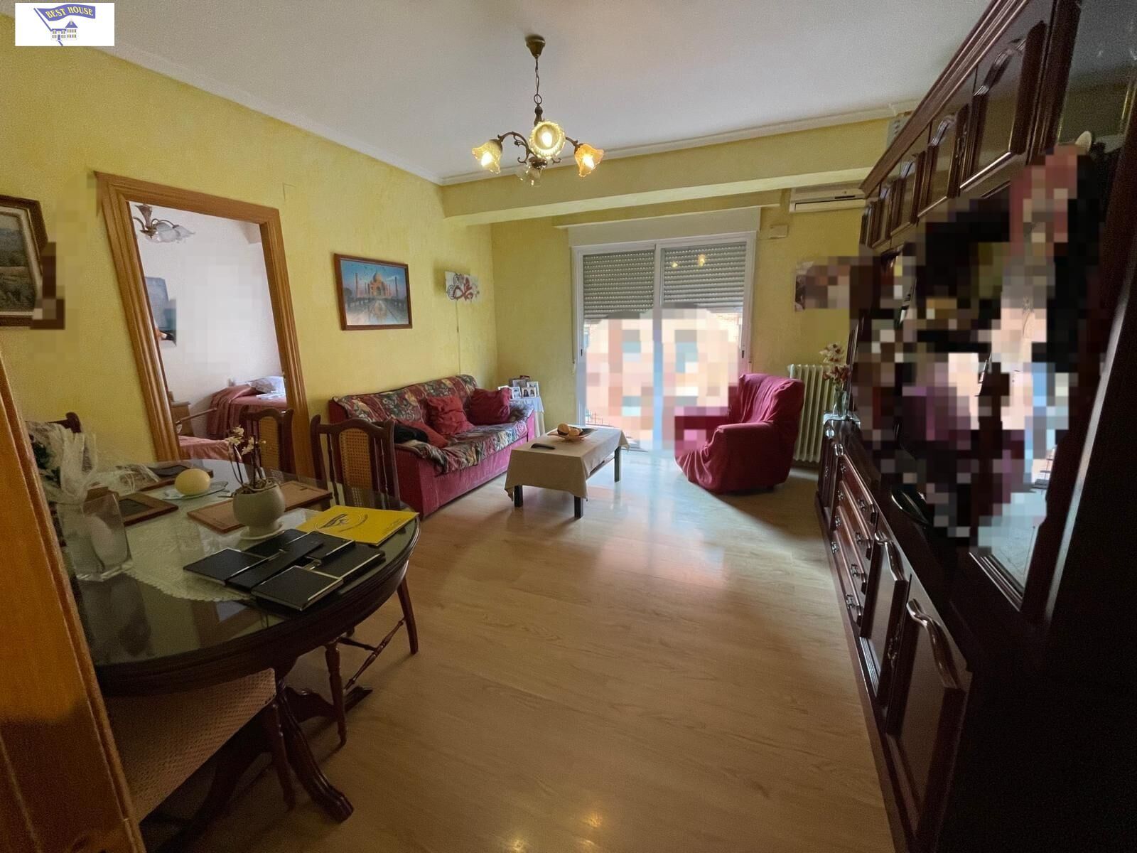 Living room of Flat for sale in  Albacete Capital  with Heating and Balcony