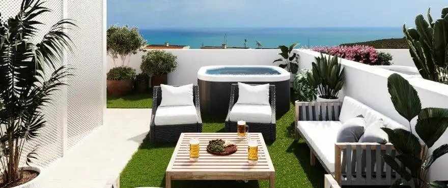 Terrace of Flat for sale in Santa Pola  with Terrace, Swimming Pool and Community pool