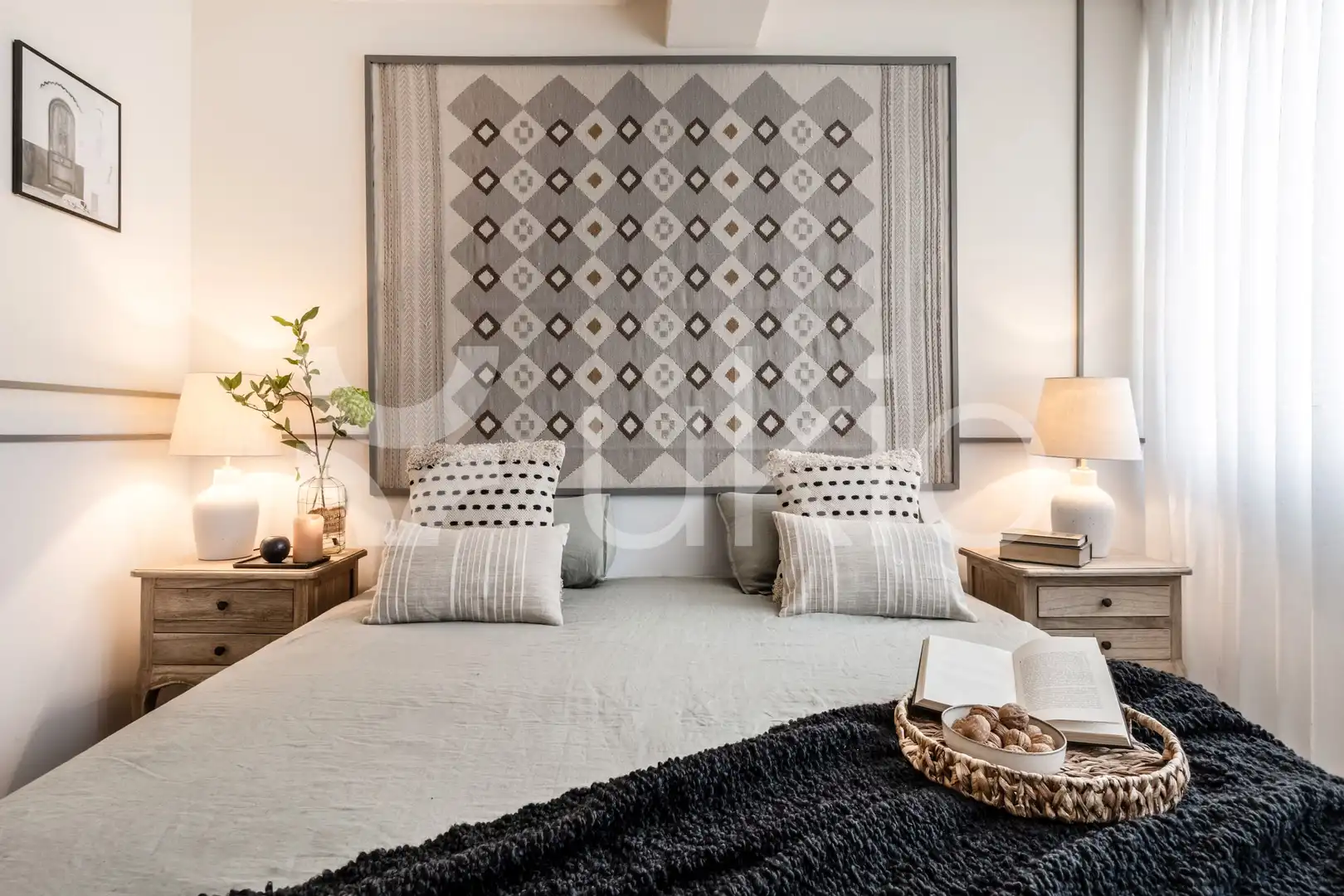 Habitación de Apartamento de alquiler en Madrid con Aire acondicionado, Calefacción y Terraza