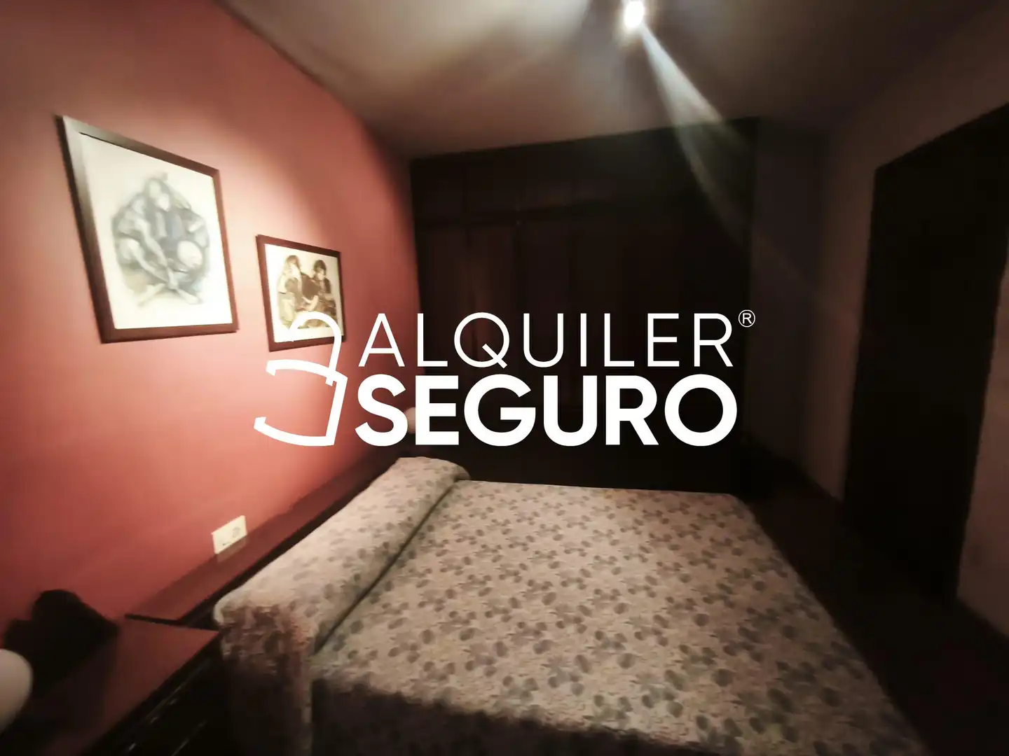 Bedroom of Flat for rent in Zaragoza  with Heating, Terrace and Furnished
