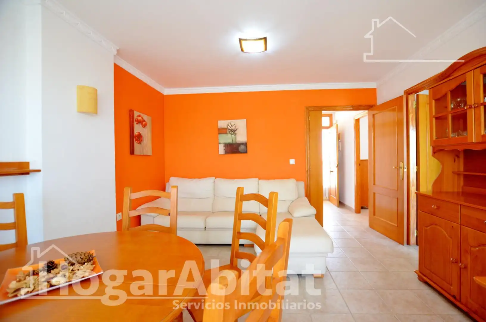Living room of Flat for sale in Cullera  with Air Conditioner, Terrace and Balcony
