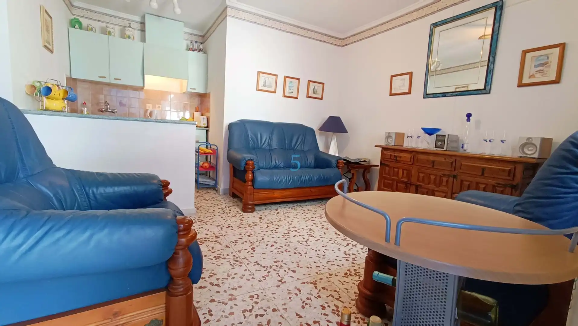 Sala de estar de Piso en venta en Torrevieja con Aire acondicionado, Calefacción y Amueblado
