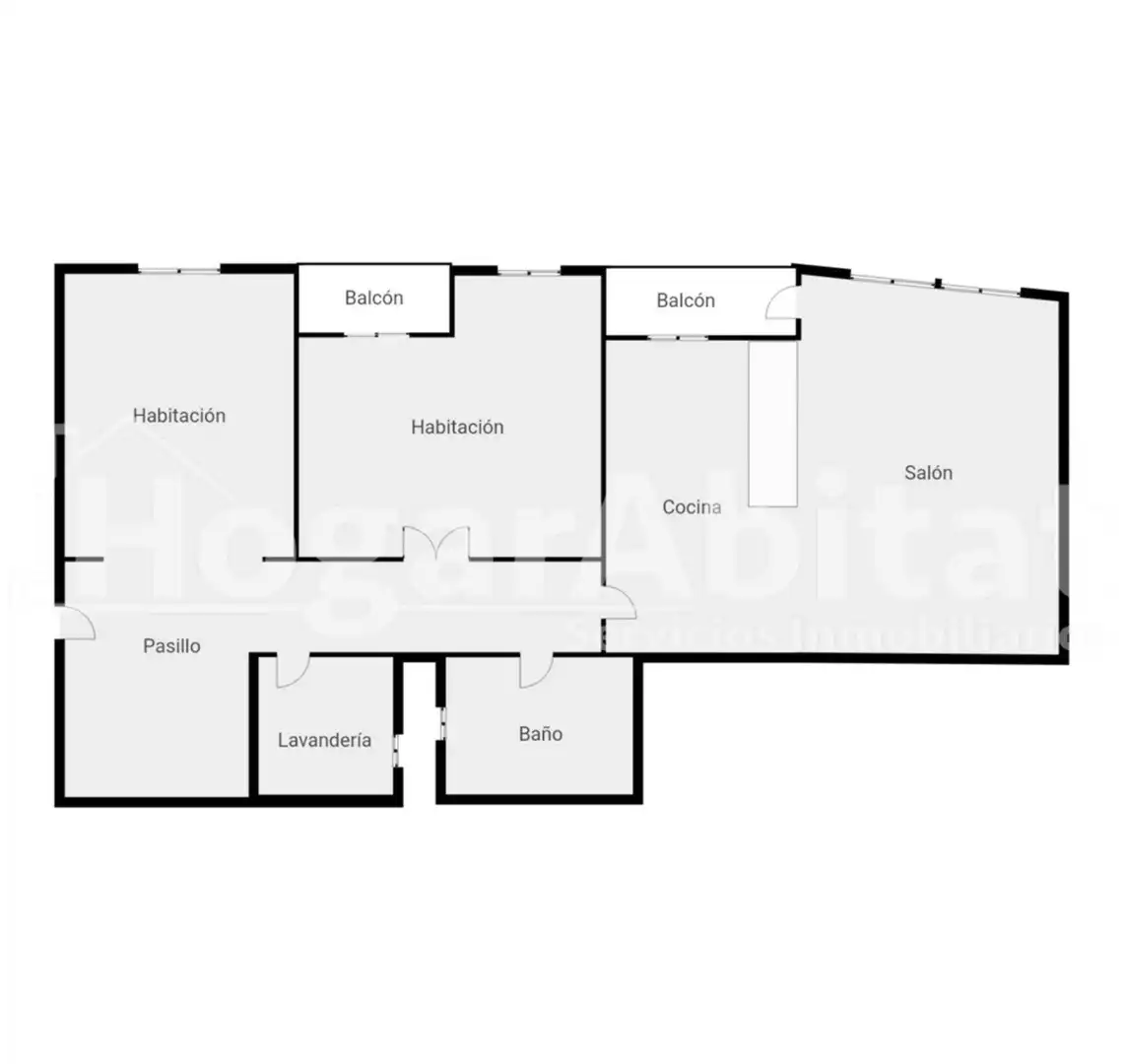 Wohnung zum Verkauf in Oliva mit Klimaanlage, Heizung und Parkett
