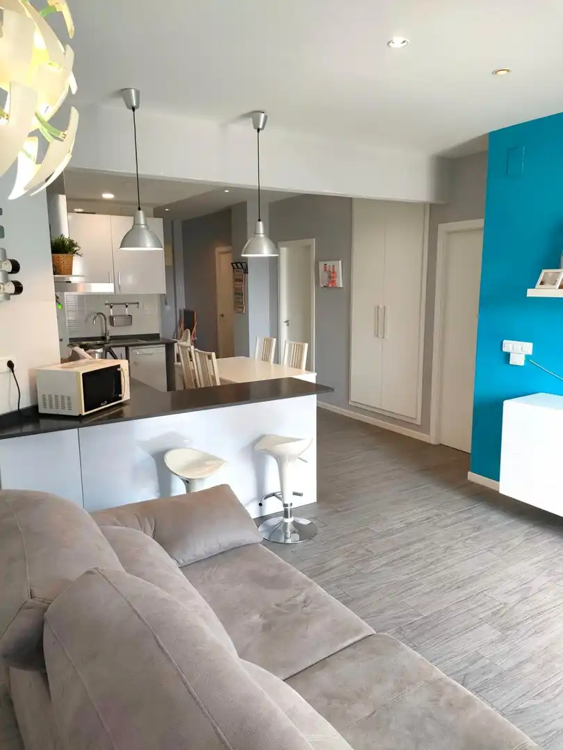 Kitchen of Flat for sale in Villajoyosa / La Vila Joiosa  with Air Conditioner, Terrace and Balcony