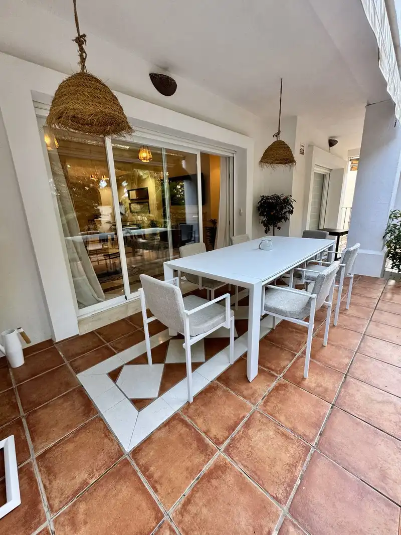 Terrassa de Apartament de lloguer en Marbella amb Traster, Piscina i Moblat