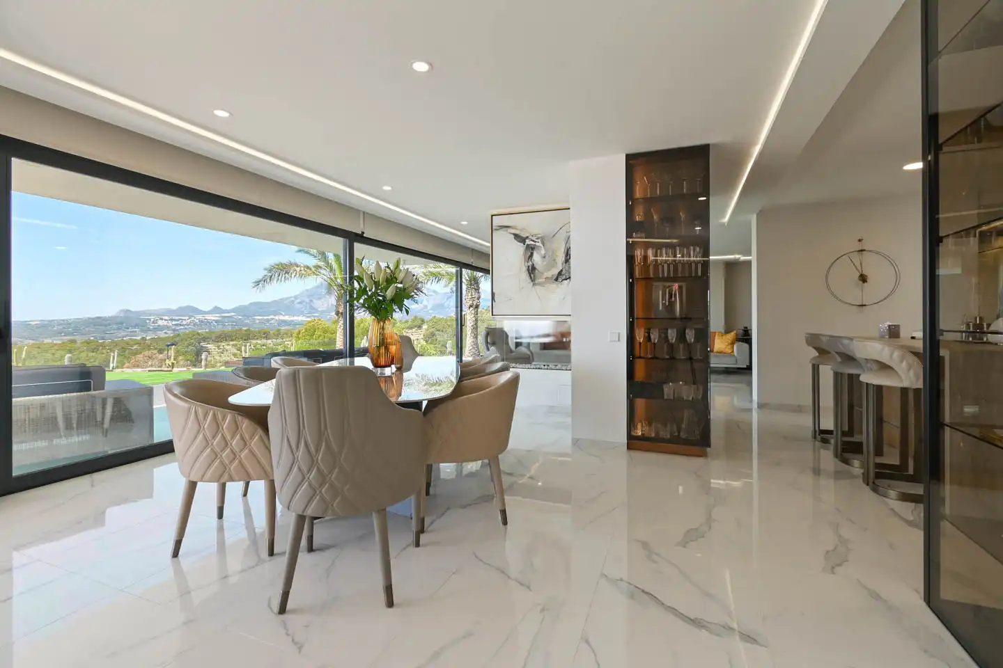 Dining room of Houses for sale in Altea
