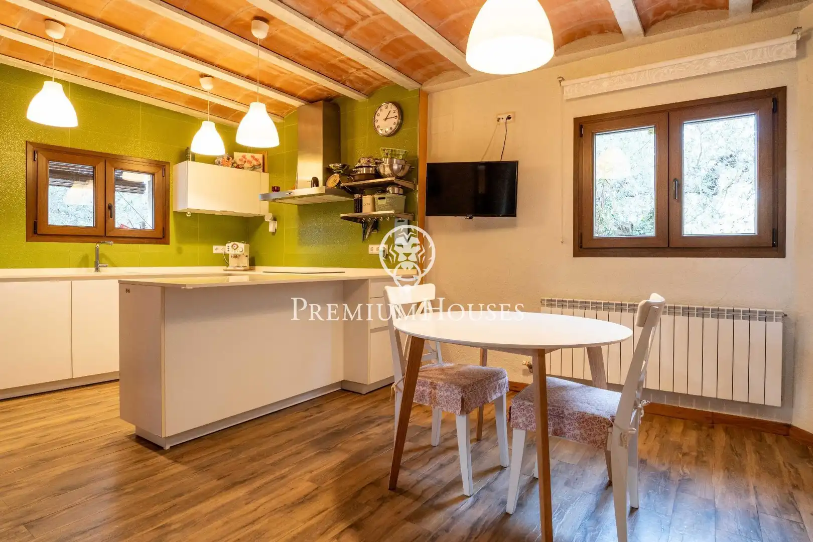 Cocina de Finca rústica en venta en Montblanc con Calefacción, Jardín privado y Terraza