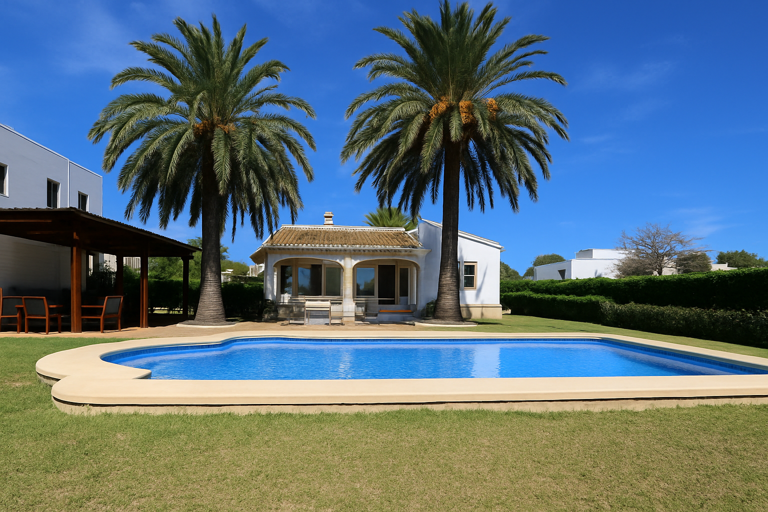 Jardí de Casa o xalet en venda en Jávea / Xàbia amb Jardí privat, Terrassa i Piscina