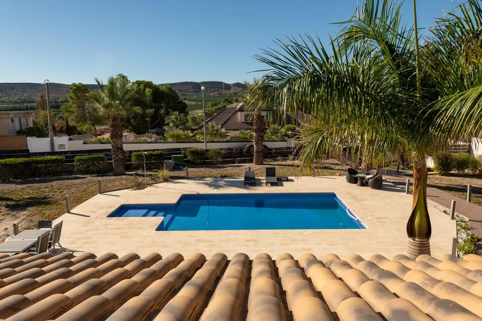 Piscina de Casa o chalet en venta en Alicante / Alacant con Aire acondicionado, Calefacción y Jardín privado